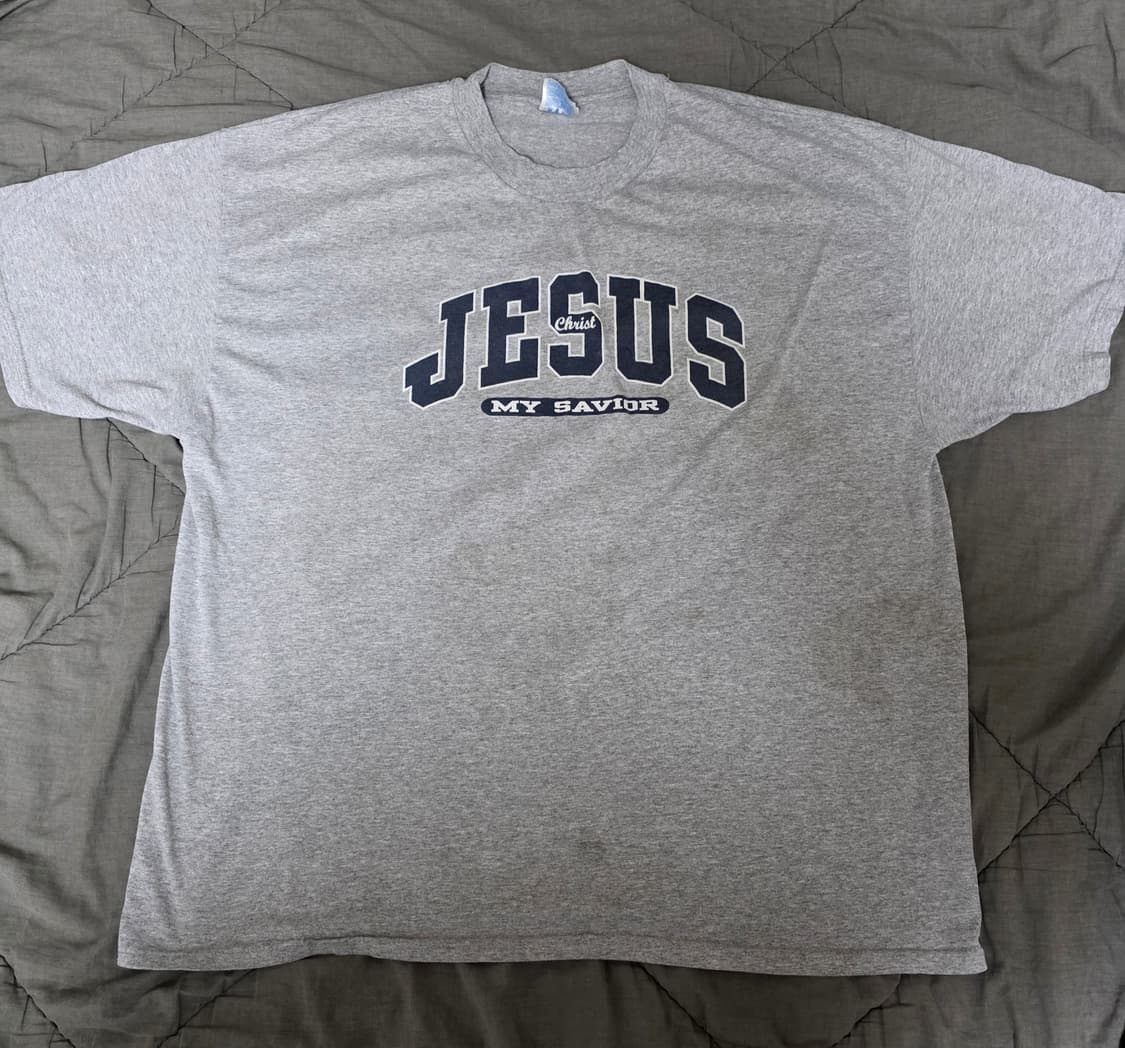 [XXL] 90s 지저스 세이비어 JESUS 빈티지 티셔츠 상품이미지1