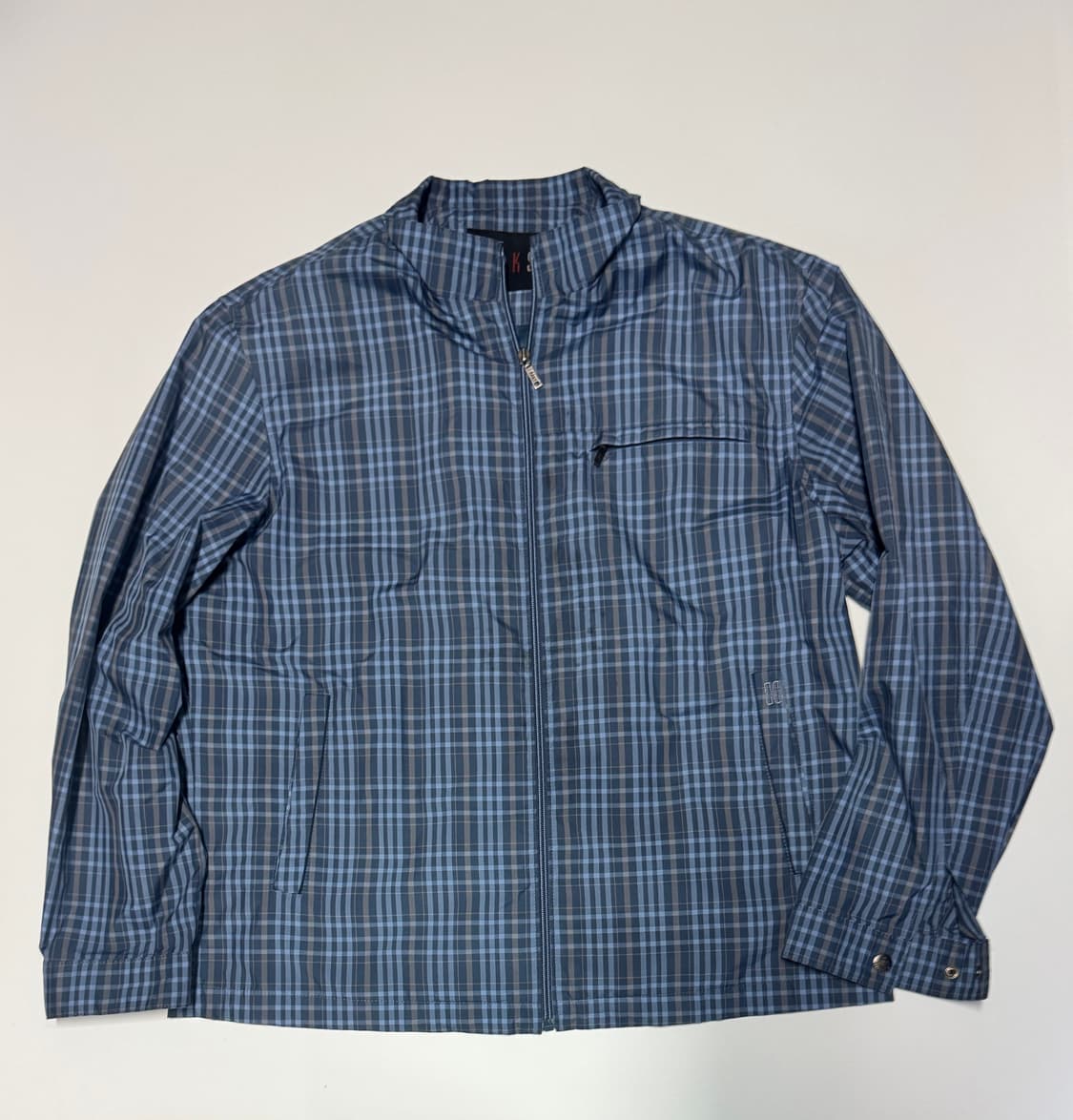 닥스 daks 골프 체크 패턴 바람막이 자켓 XL 상품이미지1