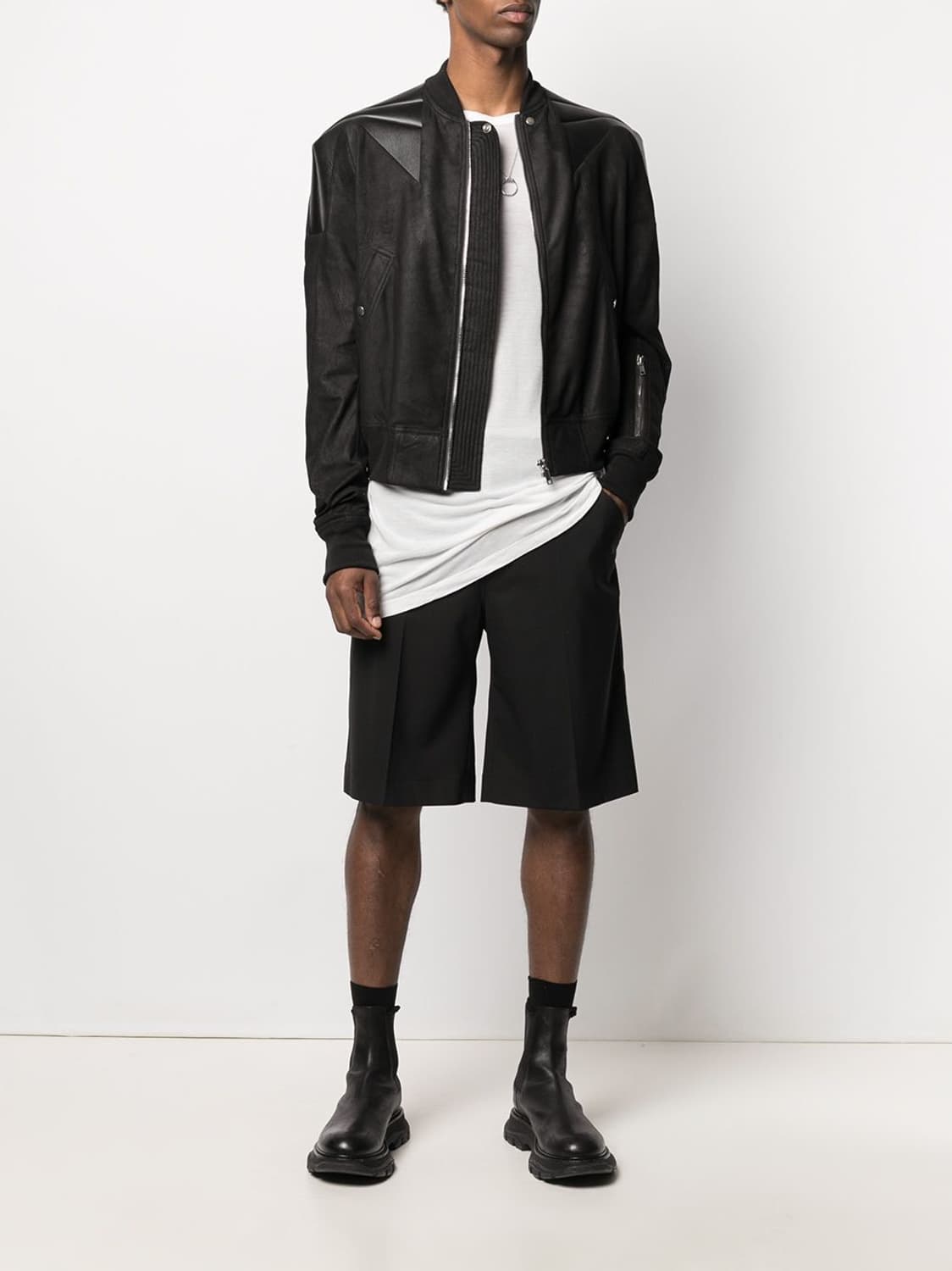 Rick Owens suede leather jacket 상품이미지5