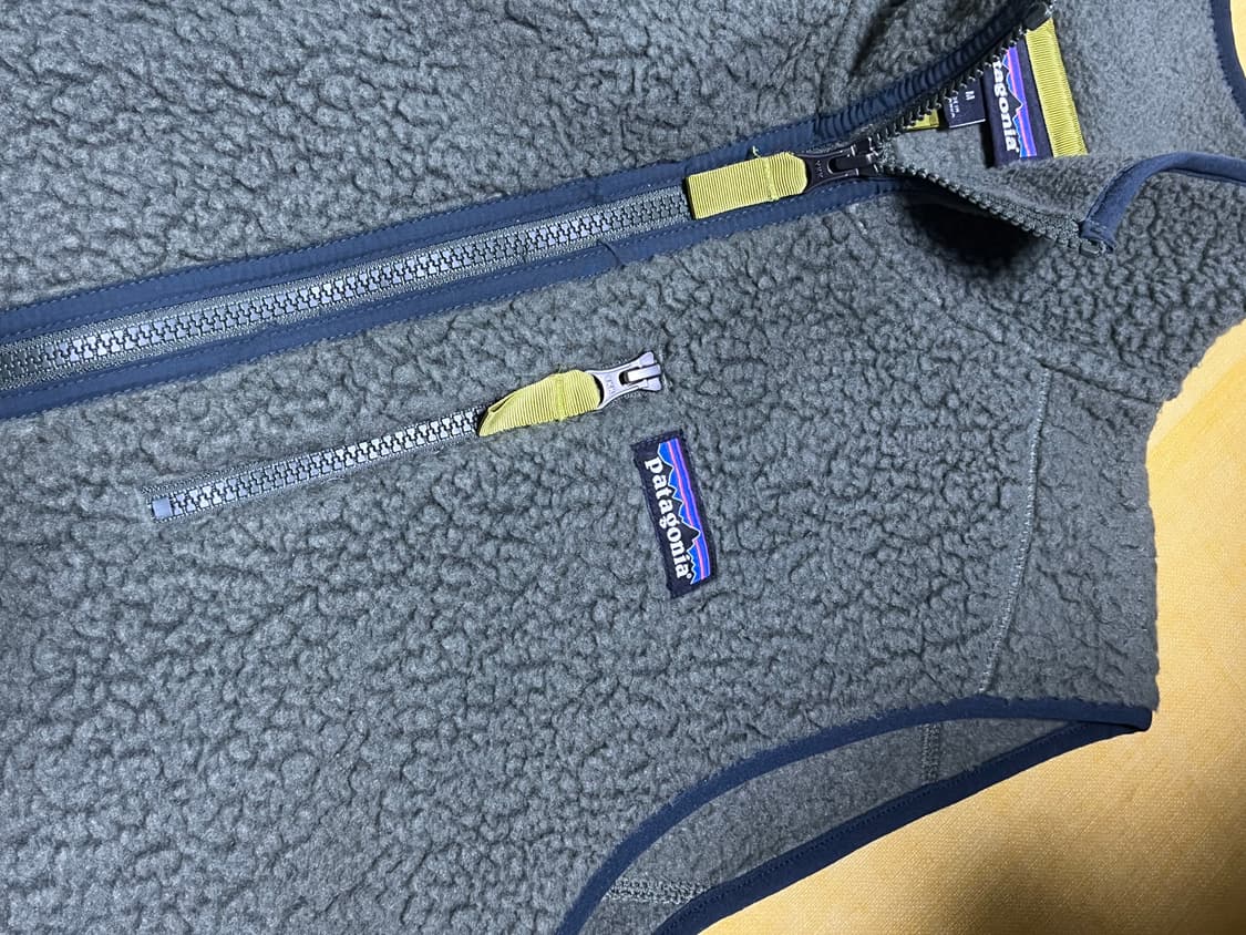 파타고니아 레트로 파일 플리스 베스트 M 카키 상품이미지2