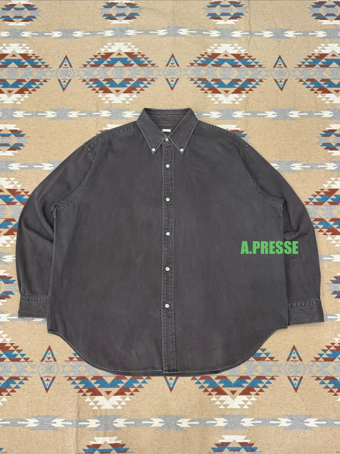 [3] 아프레쎄 BD 셔츠 블랙  상품이미지1