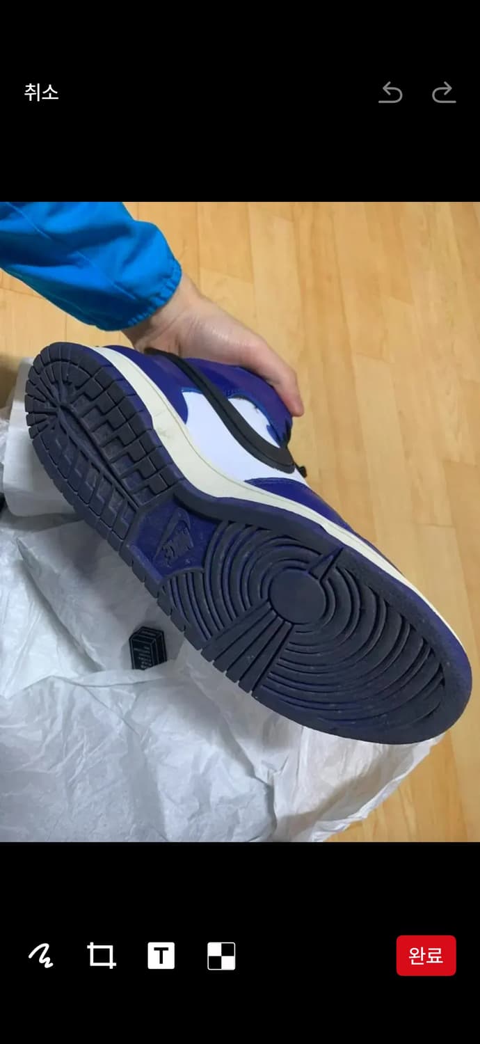 앰부쉬 x 나이키 덩크 하이 딥로얄 블루 상품이미지3