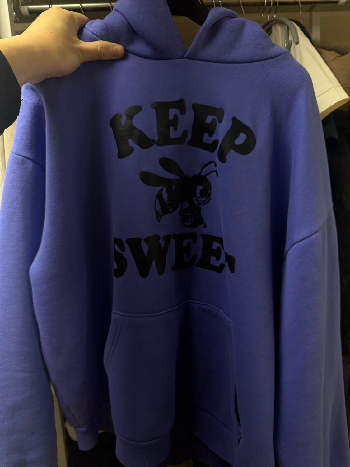 컬렉트피시스 킵 스위트 후드 퍼플 XL 상품이미지4