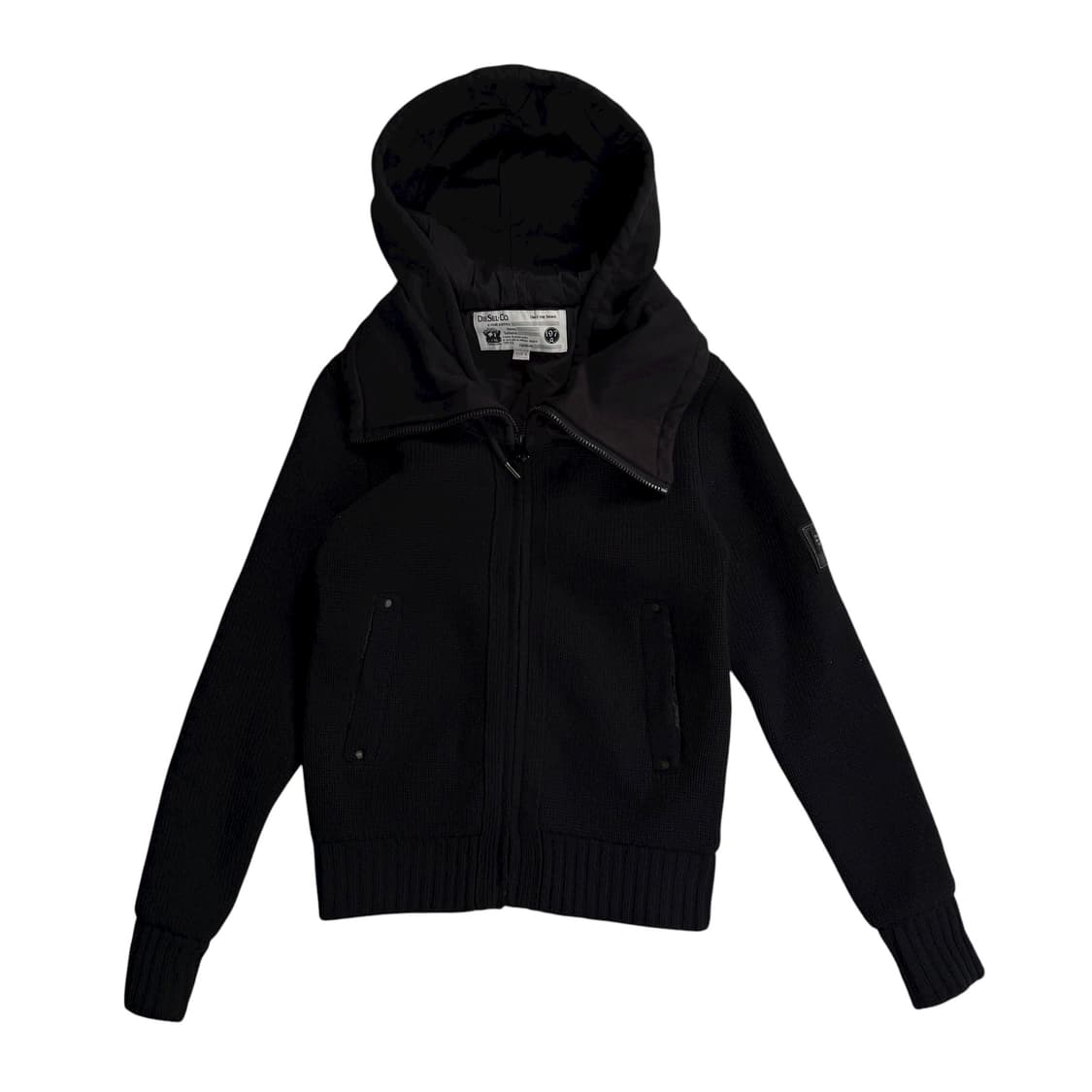 디젤 후드 니트 집업 상품이미지1