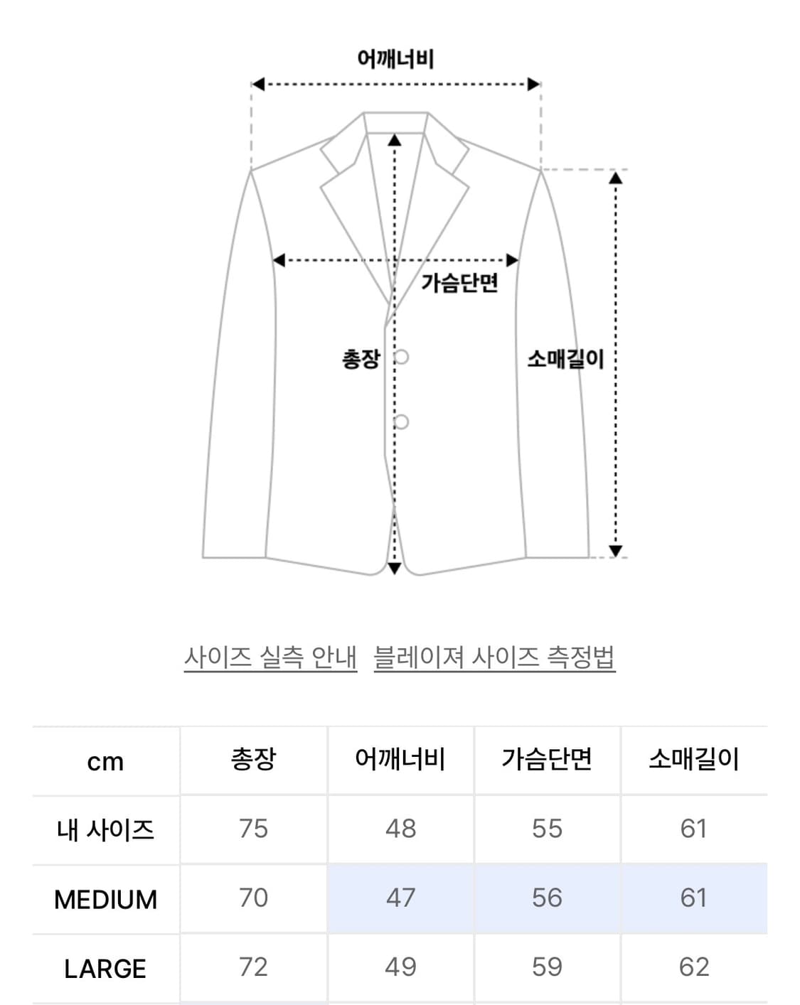 네고o 지플리시 헤리티지 블레이저 자켓 블랙 L 상품이미지2