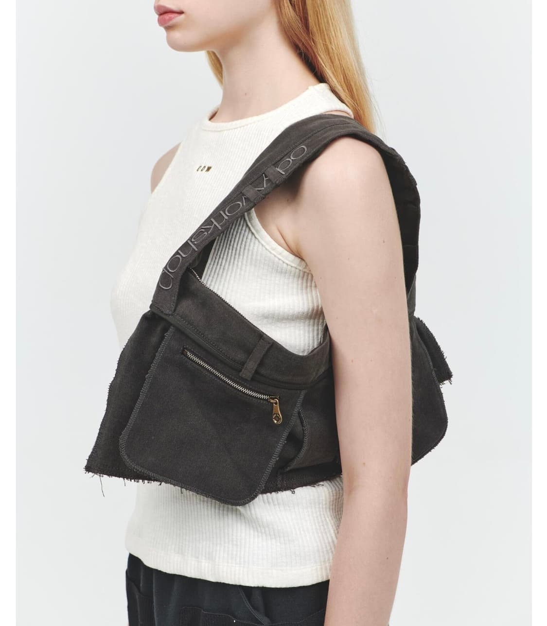 Odlyworkshop Charcoal Denim Trouser Bag 상품이미지1