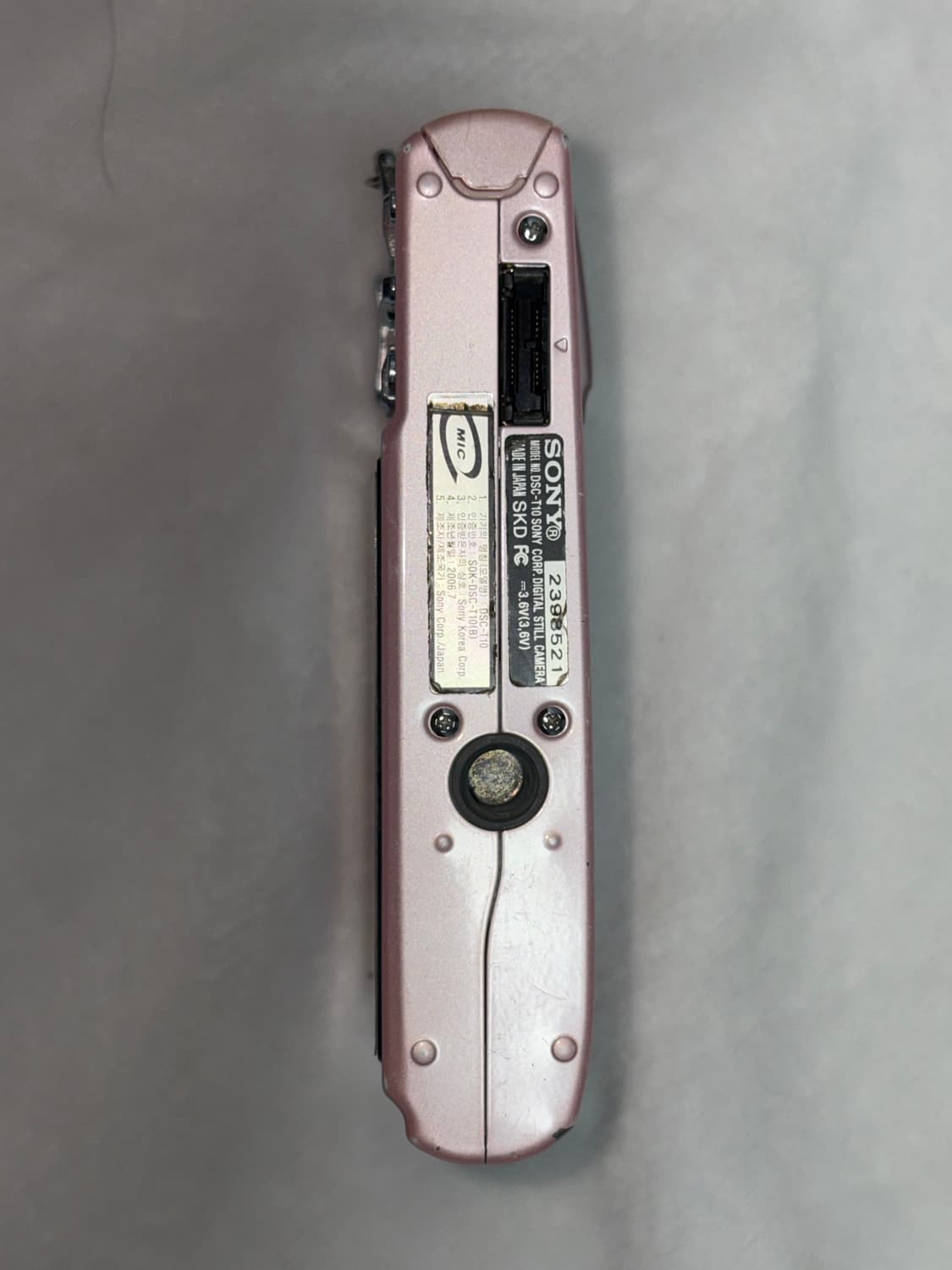 소니 사이버샷 dsc-t10 베이비 핑크 색상 디카 디지털 카메라 판매 상품이미지5