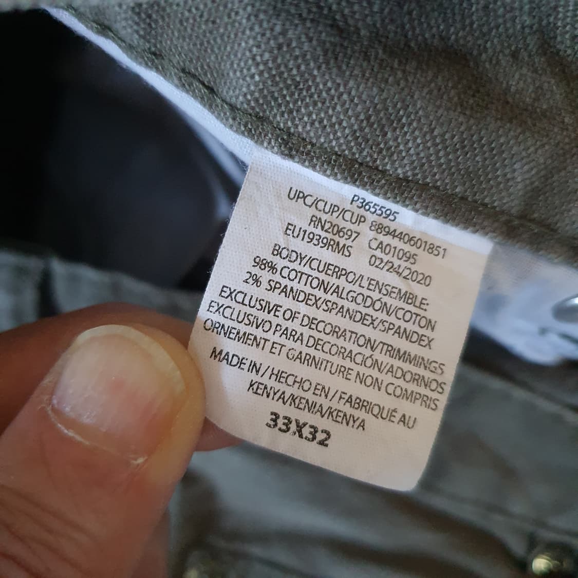 디키즈 카펜터 캔버스 팬츠 No.75 상품이미지5