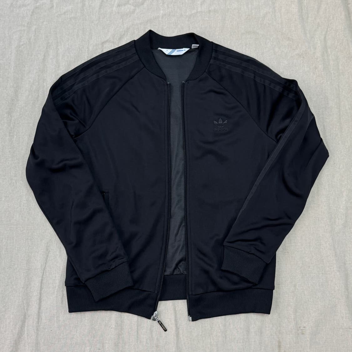 아디다스 블랙블랙 자수 라운드 져지 M 상품이미지2