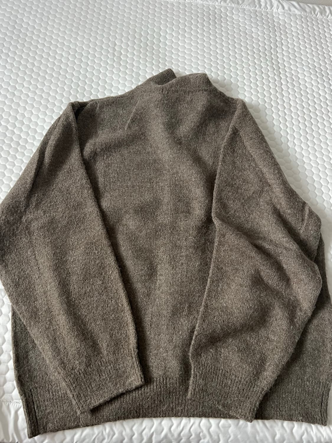  헤어리 칼라넥 가디건 상품이미지3