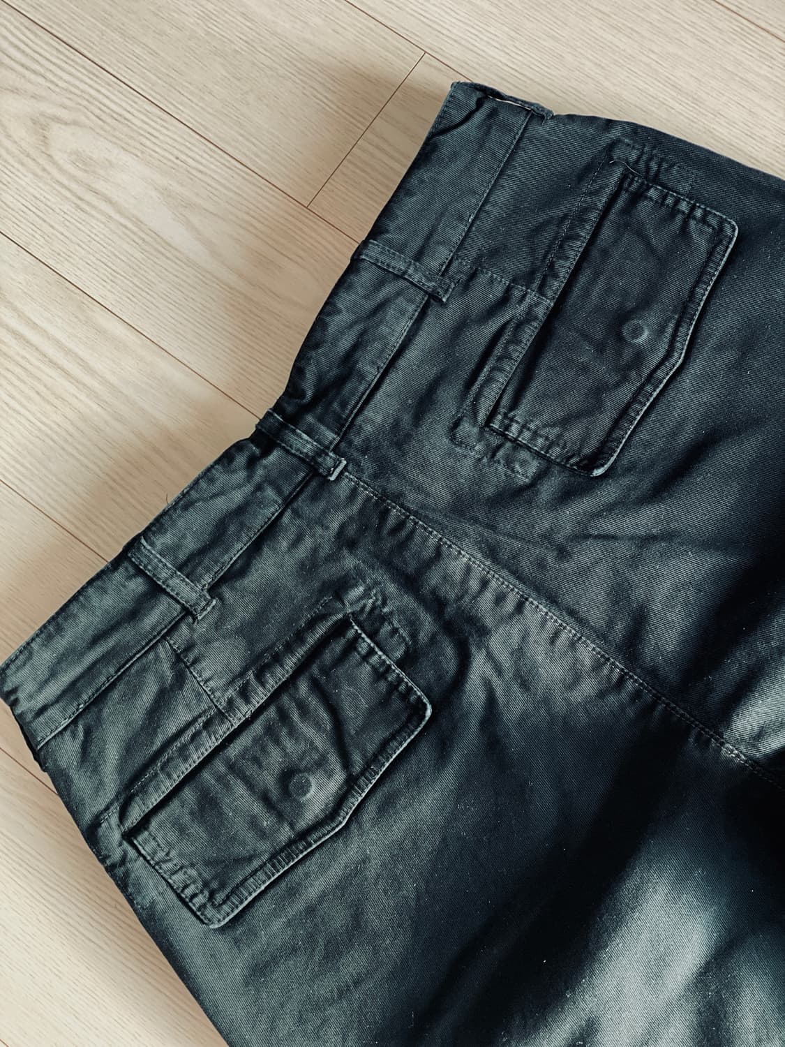  시피컴퍼니 지퍼 카고 카펜터 블랙 팬츠 레귤러 핏 30~31 사이즈 상품이미지7