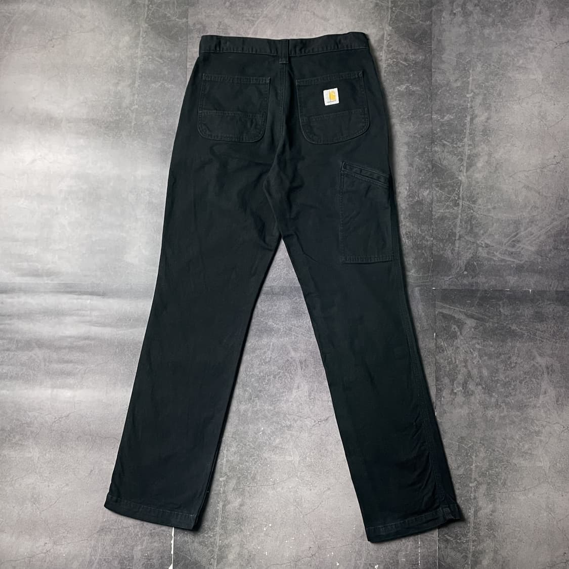 CARHARTT 칼하트 빈티지 블랙 릴렉스드핏 워크 팬츠 A00906 상품이미지5