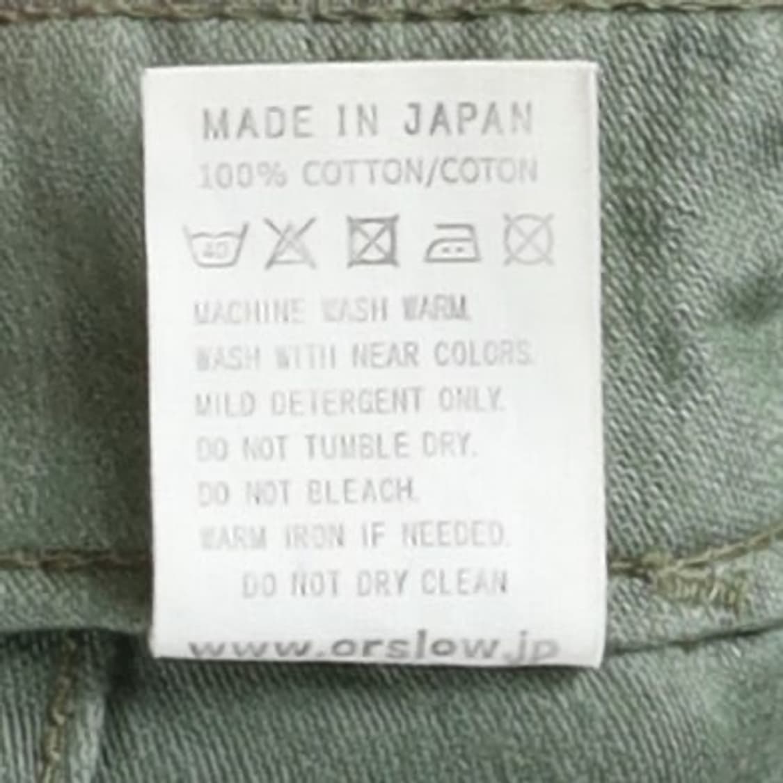 오어슬로우 Orslow Fatigue Pants 상품이미지9
