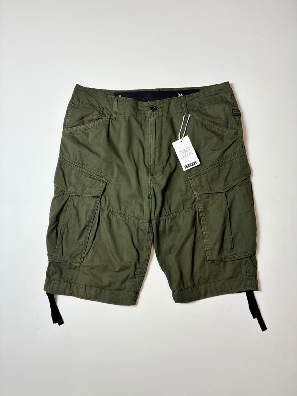지스타로우 00's 그린 로빅 컴뱃 버뮤다 반바지 PN9074 상품이미지1
