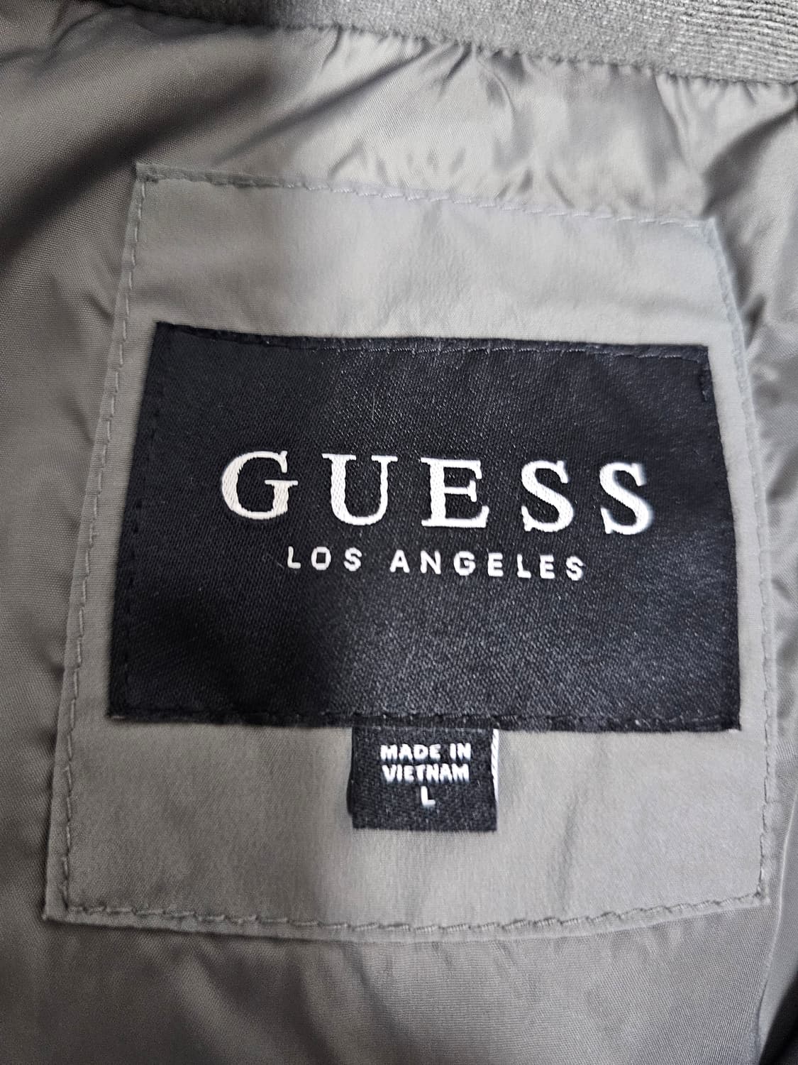 게스 덕다운 롱패딩 L 상품이미지3