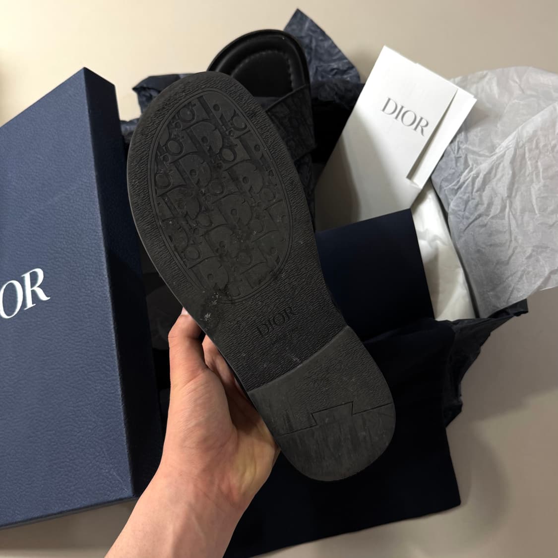 [백화점판/43]디올 오블리크 알리아스 슬리퍼 상품이미지6