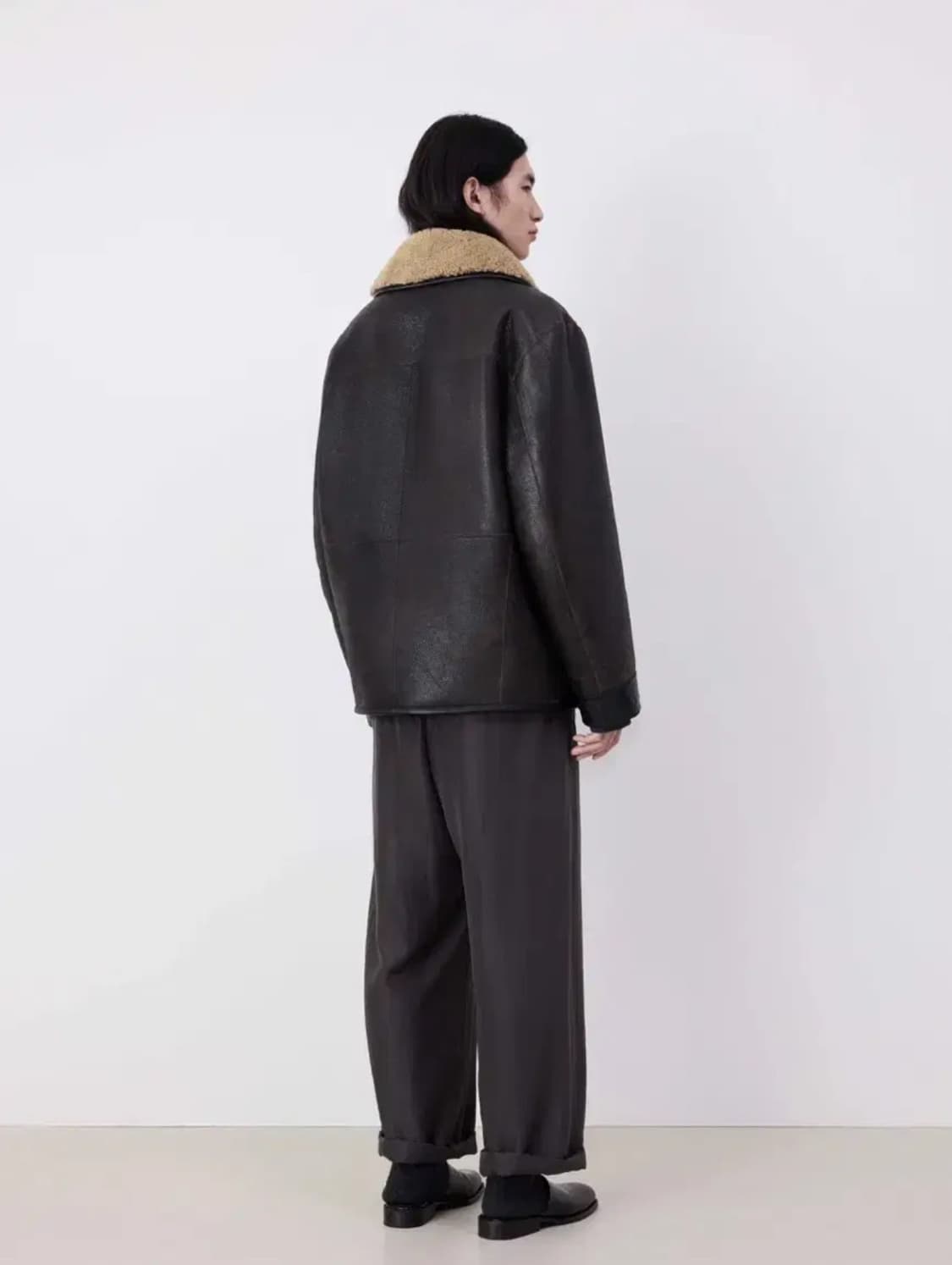 르메르/24fw 시어링 무스탕 자켓/ L 상품이미지4