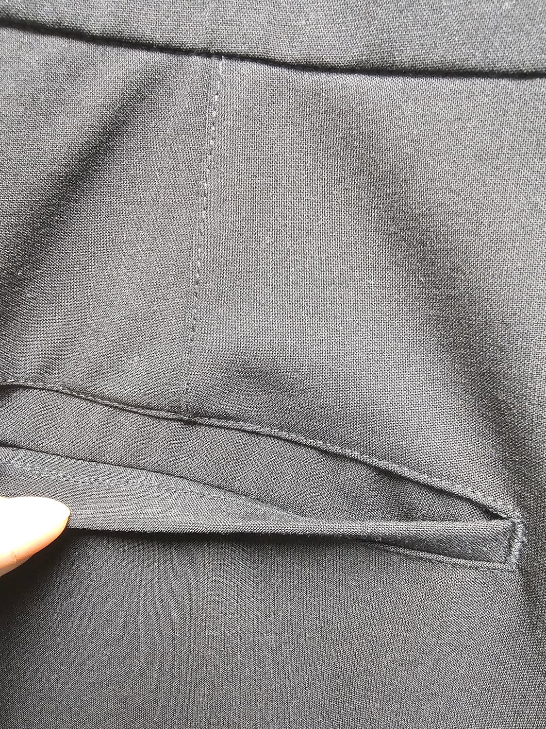 새상품 자라 와이드 블랙 팬츠 상품이미지4