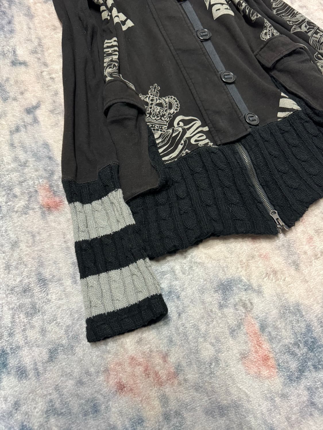 Glitz 00s fairy knit zip up 상품이미지6