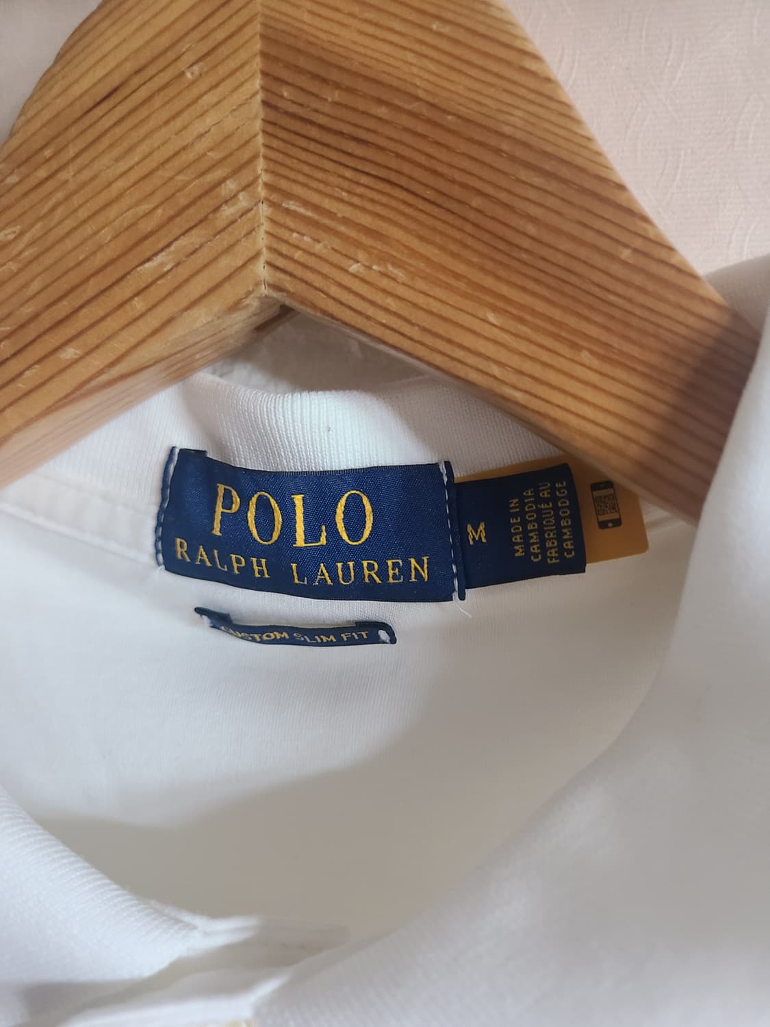 폴로 랄프로렌 화이트 반팔 카라티(95) 상품이미지4