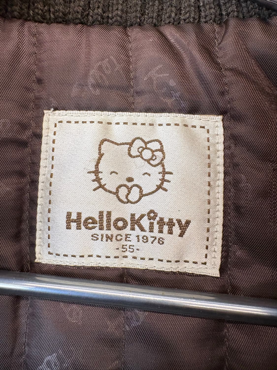 헬로키티 빈티지 모직 퍼 후드 숏 자켓 상품이미지8