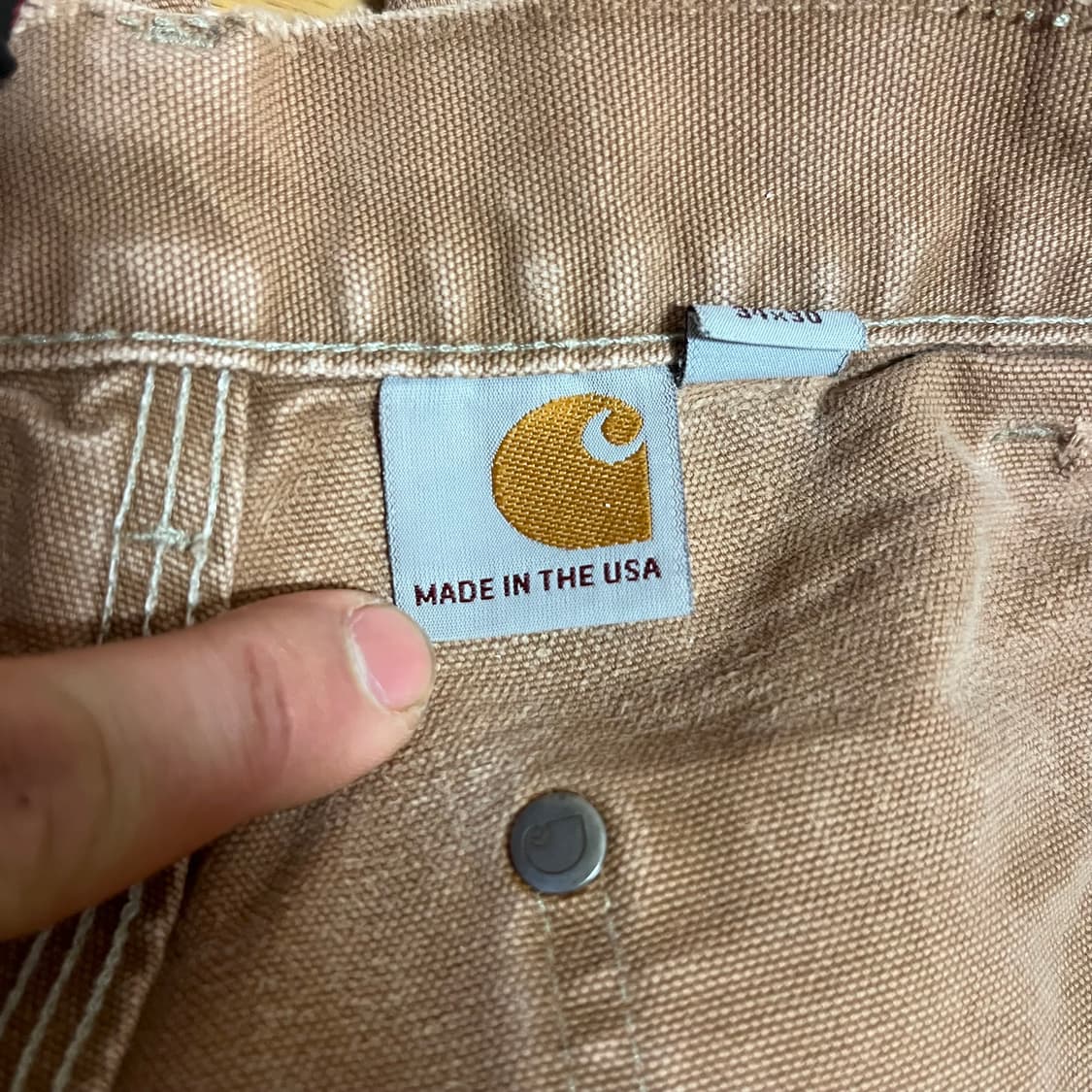 [32] 칼하트 US 더블니 B01 BRN 상품이미지4