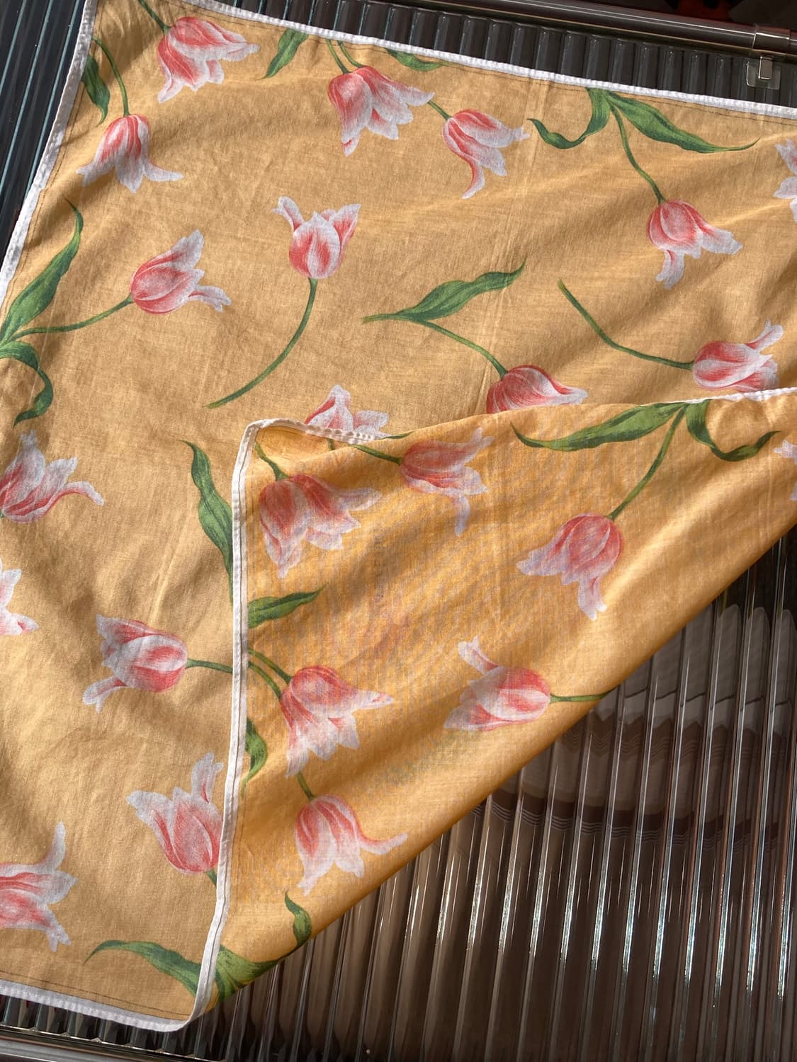 빈티지 튤립 손수건 상품이미지3