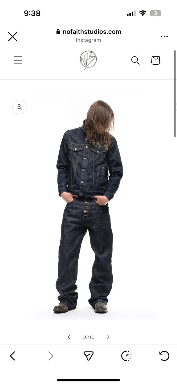 Nofaith studios japanese denim jaket 상품이미지3