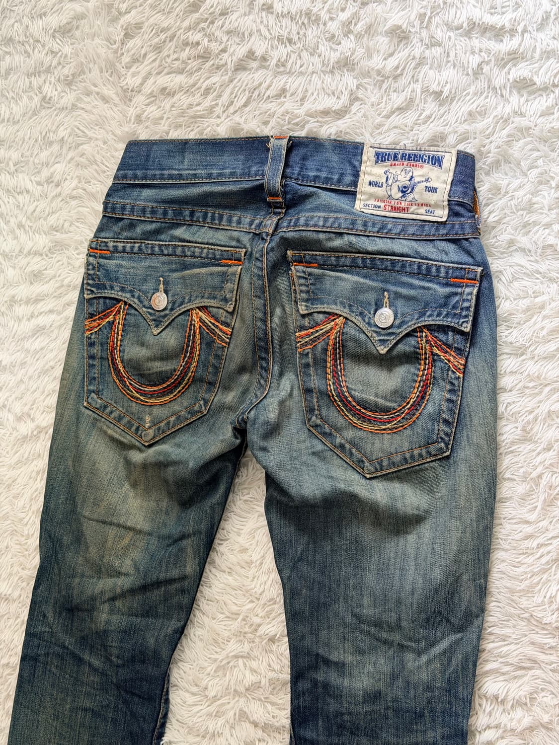 정품 트루릴리전 (True Religion) 스트레이트 진 - 빈티지 워 상품이미지1