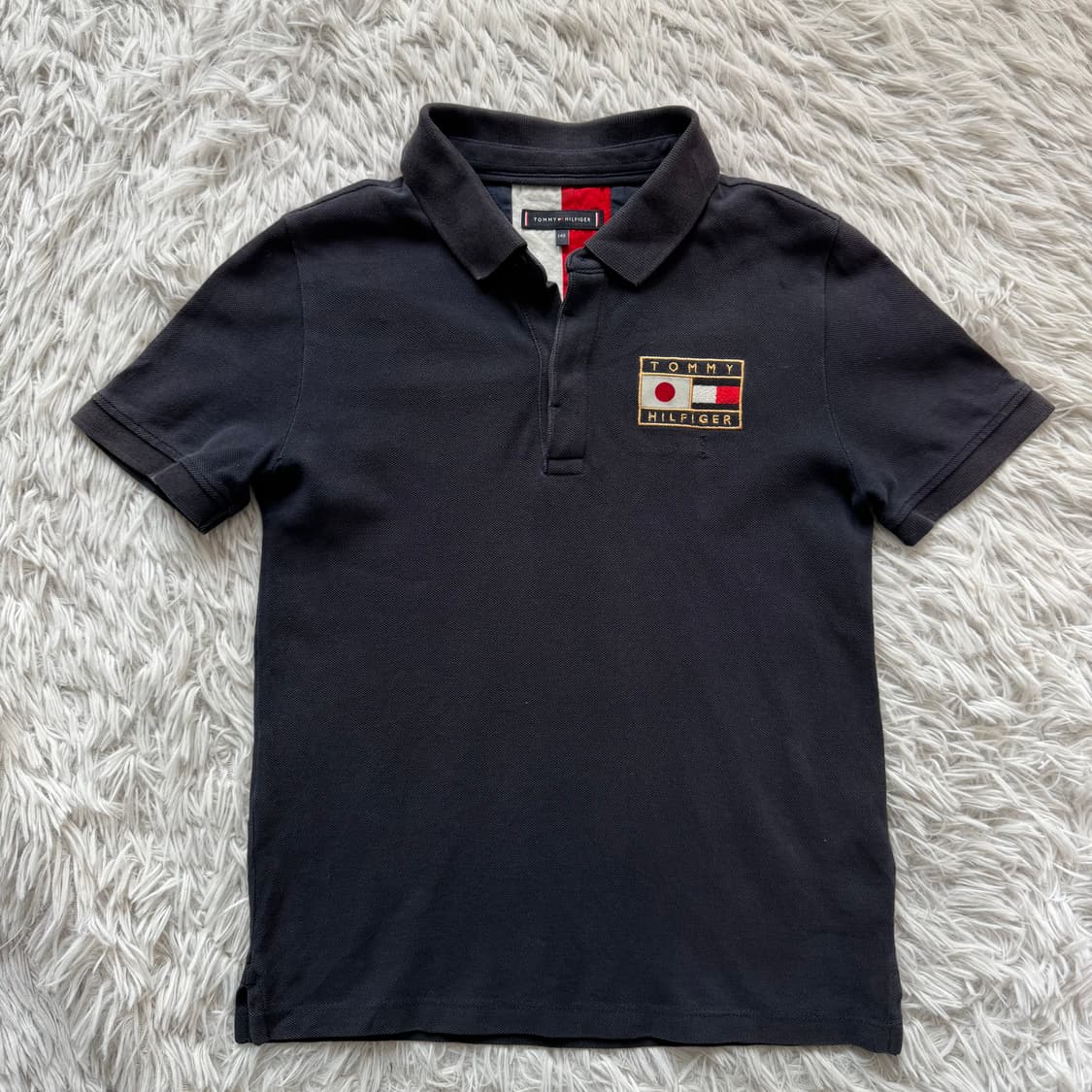 TOMMY HILFIGER 일본빈티지 크롭 카라티 타미 힐피거 XS 36 상품이미지2