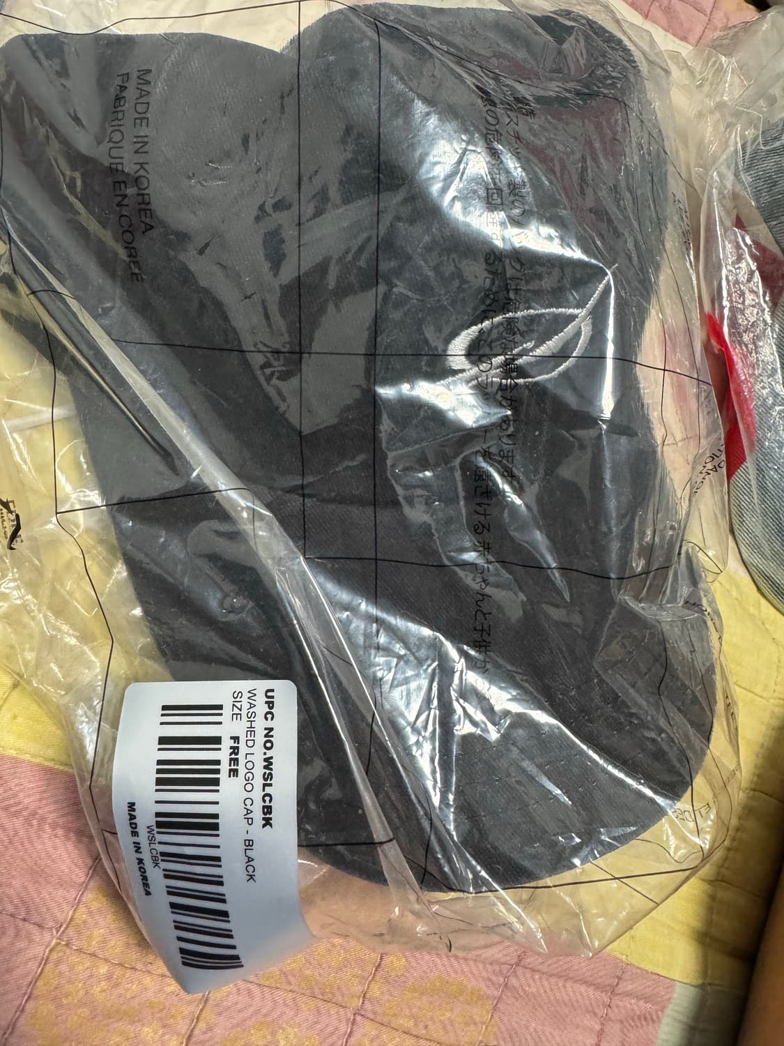 51퍼센트 워싱 로고 블랙 볼캡 상품이미지2