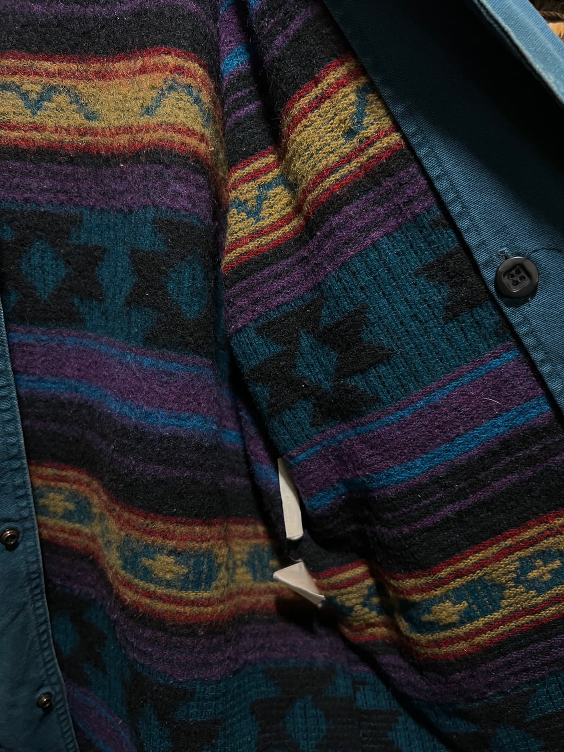 [XL]90's 울리치 USA Made 블랭킷 라이닝 그린 헌팅 자켓 상품이미지6