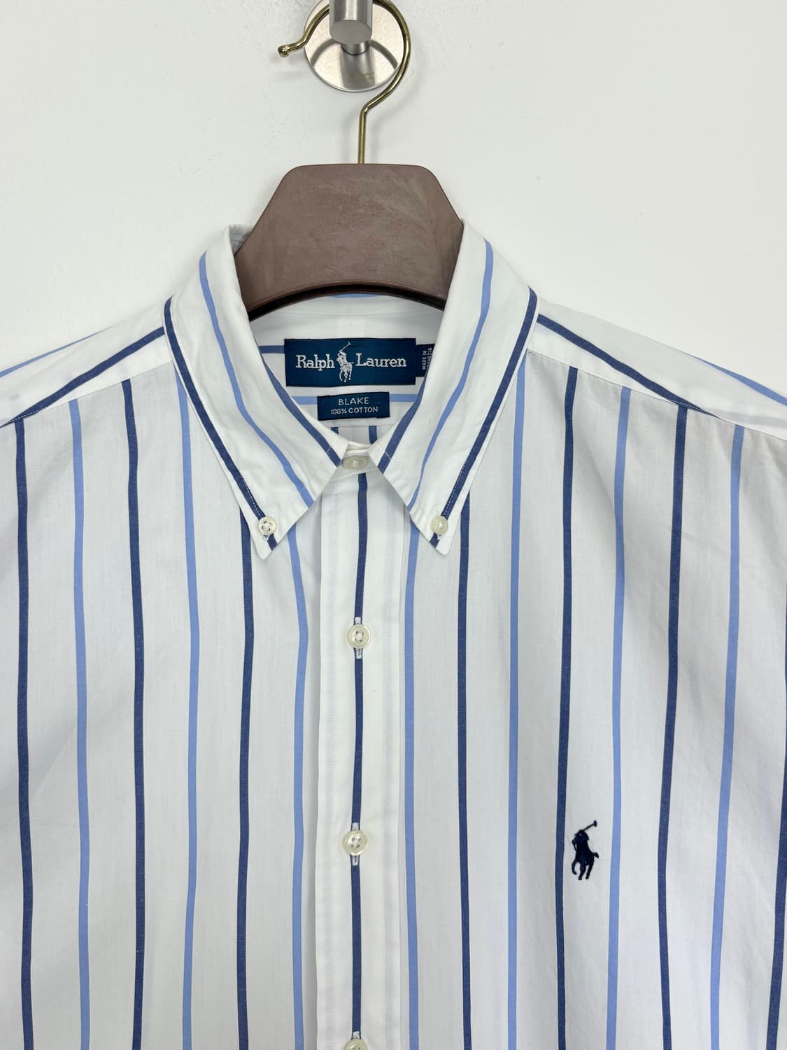  [4XL]POLO폴로 블루포니 블루네이비 스트라이프 셔츠 상품이미지3