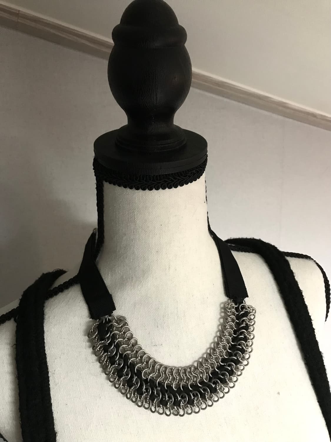 Vintage Layered Chain Statement Necklace 상품이미지1