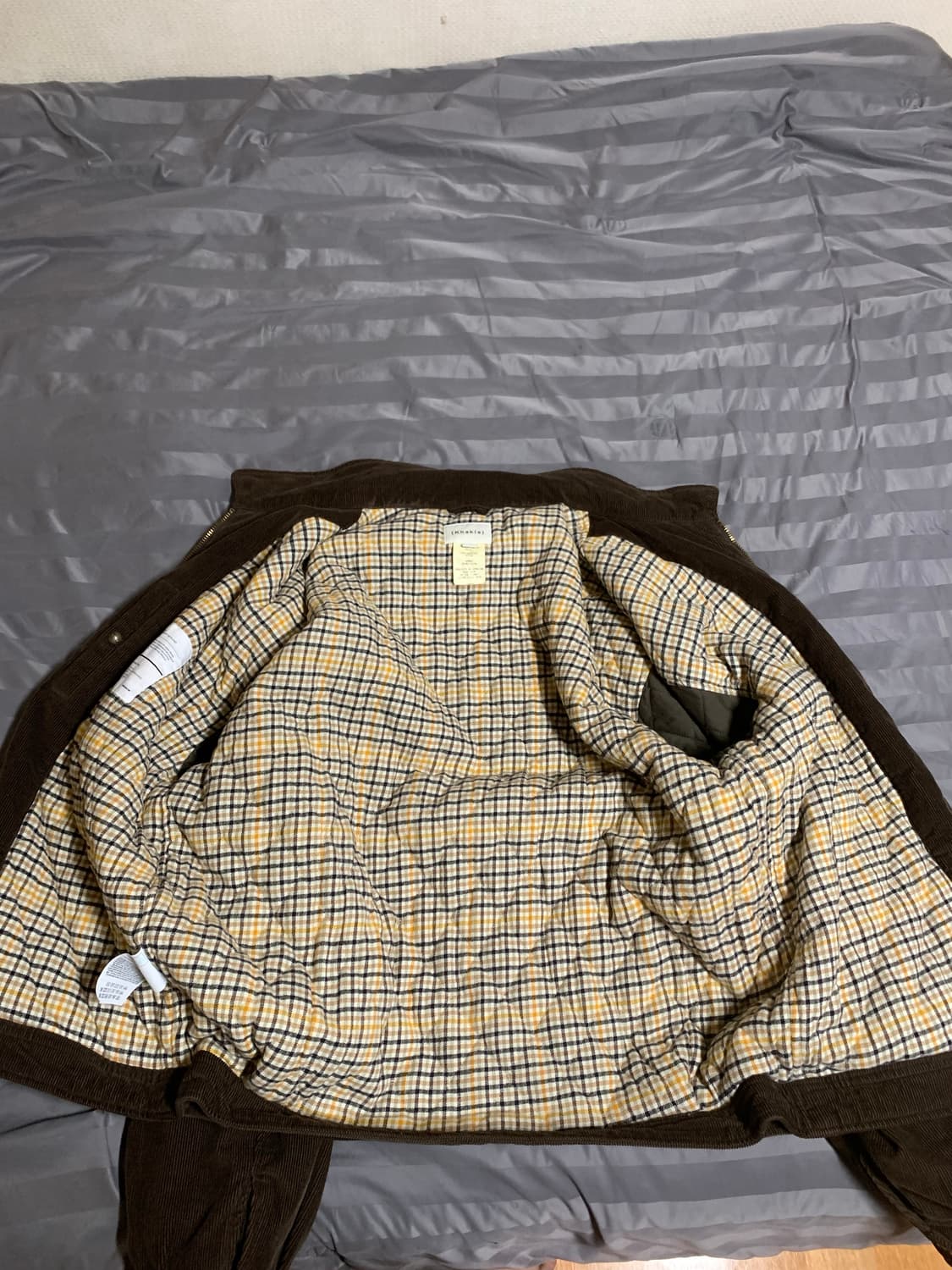 카키스 코듀로이 스윙자켓 상품이미지6