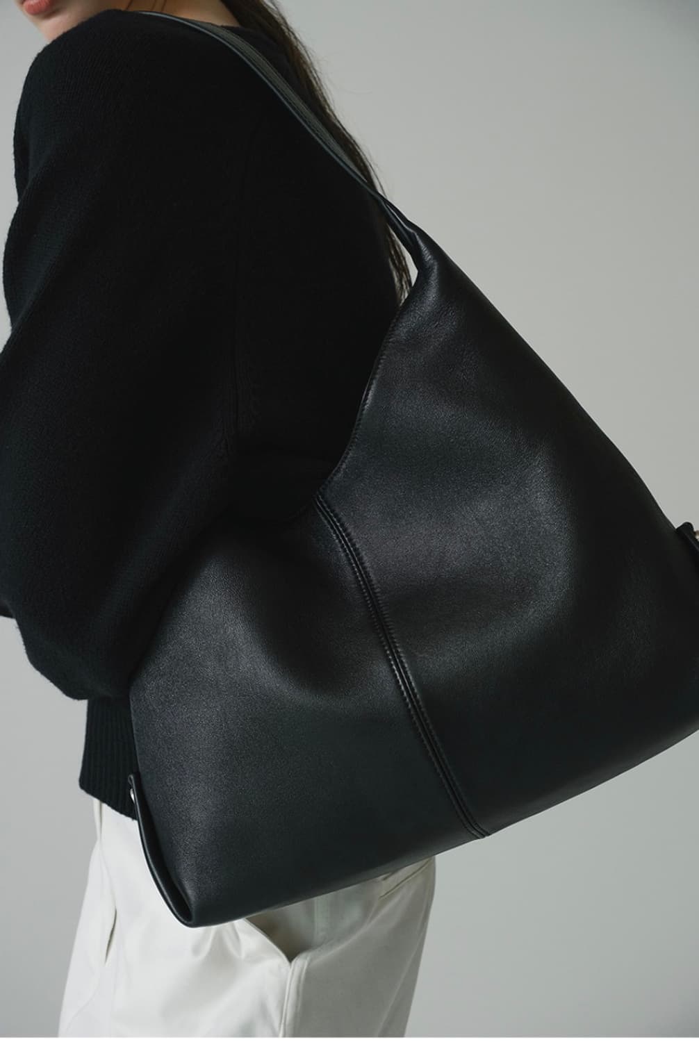 시야쥬 램스킨 플로우 백 lamskin flow bag 상품이미지2