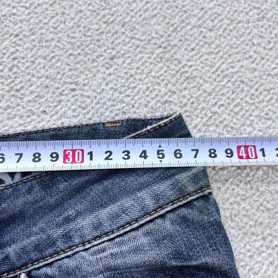 실측확인 웨스트우드 레드라벨 데님 팬츠 (수선필요) 0519Y 상품이미지6