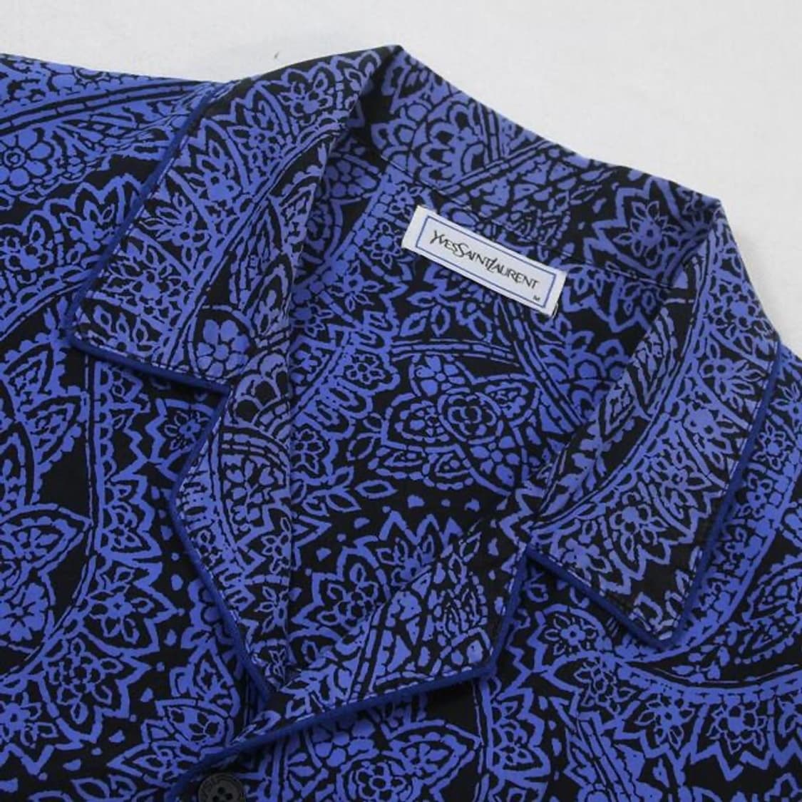 (착용컷) YSL 패턴 파자마 셔츠 (남성용 100) 상품이미지6