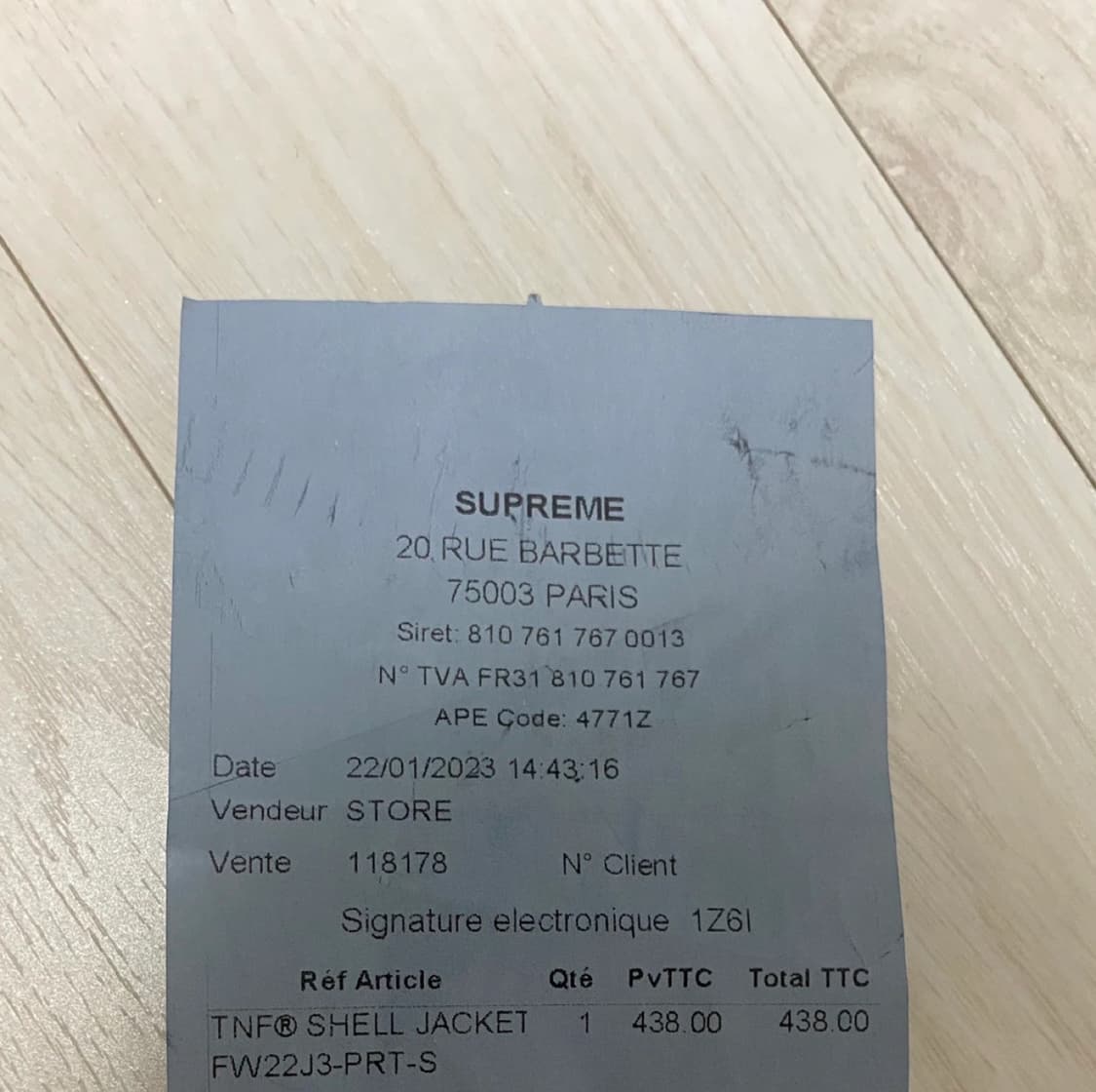 슈프림 x 노스페이스 타임스퀘어 쉘자켓 상품이미지4