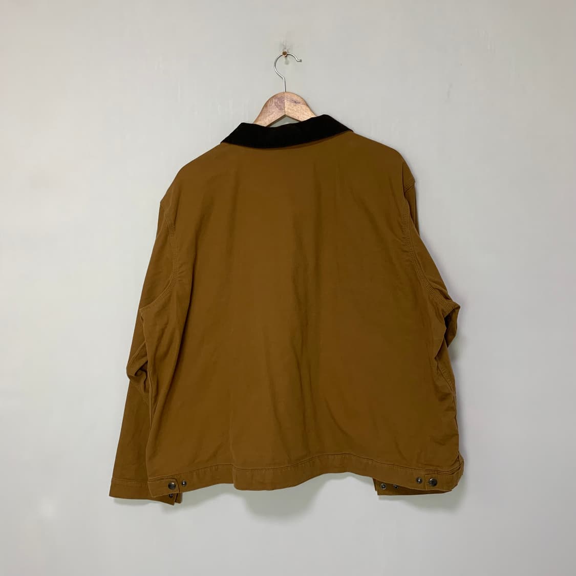 칼하트 빈티지 배색 카라 자켓 카멜 브라운 2XL XXL 루즈핏 상품이미지7