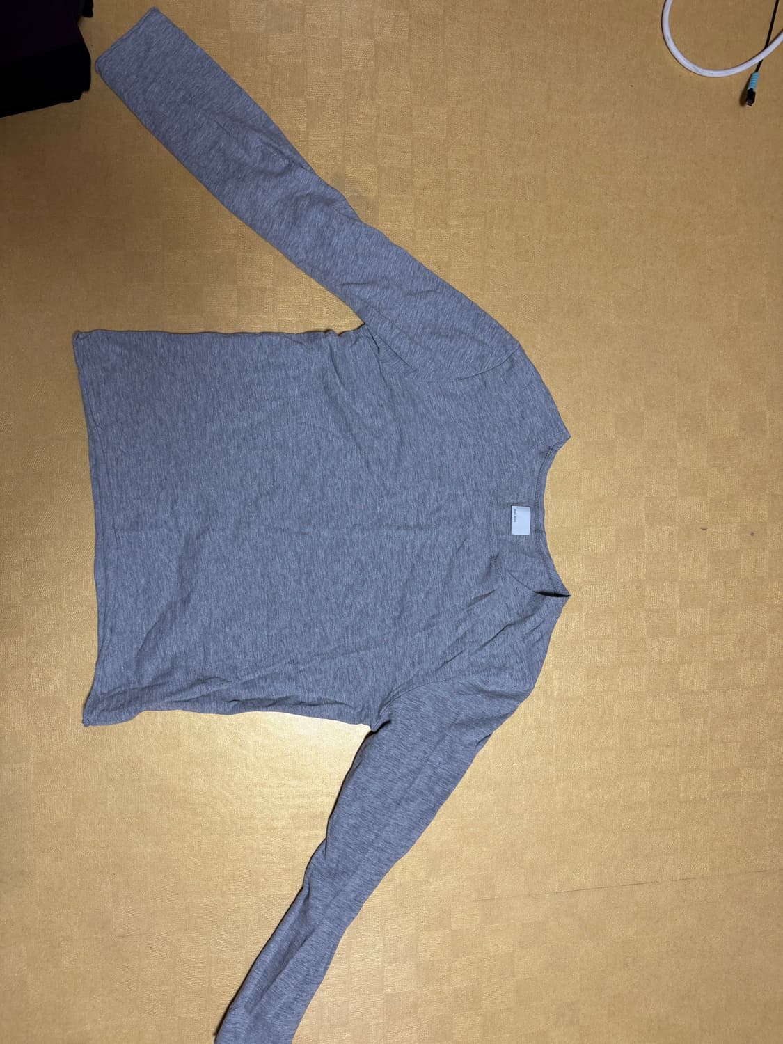 Mono prive 텍스트 울 슬리브 상품이미지1