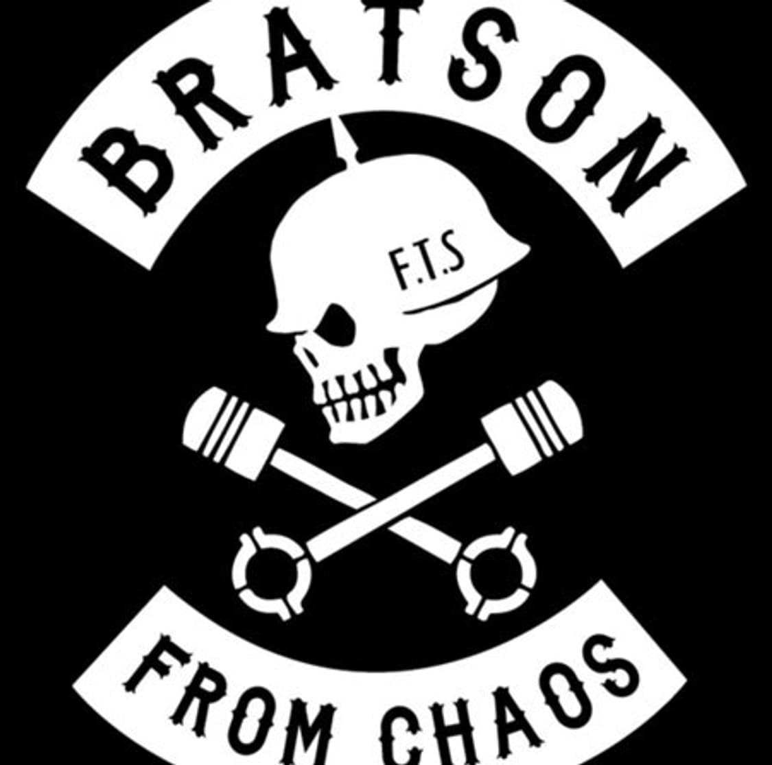 [BRATSON]14F/W 스컬 빅 로고 블랙 스타디움 자켓 상품이미지1