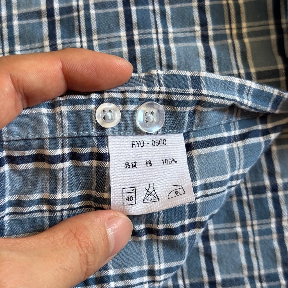 Ryo pocket check cotton 1/2 shirts 상품이미지7