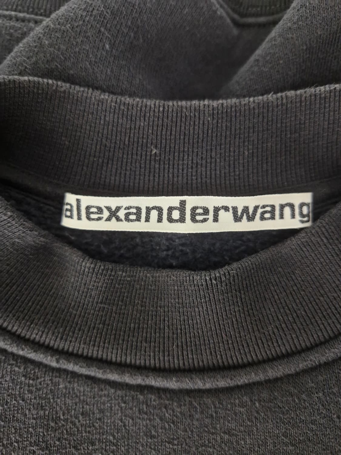 알렉산더왕(alexanderwang)스몰로고 기모 맨투맨 상품이미지5