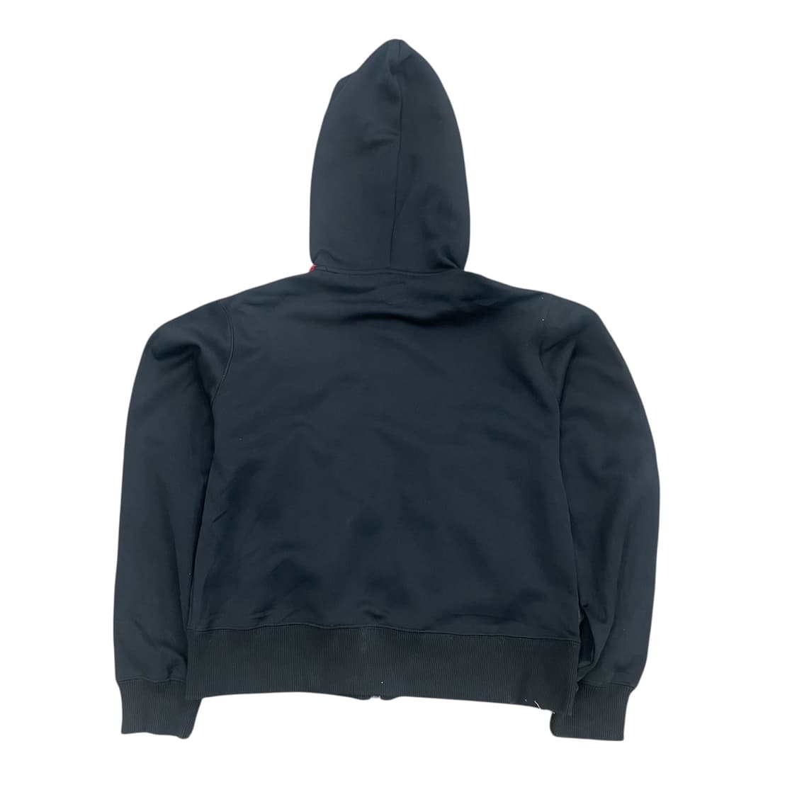 아디다스 블랙/레드 삼선 후드 져지 상품이미지2