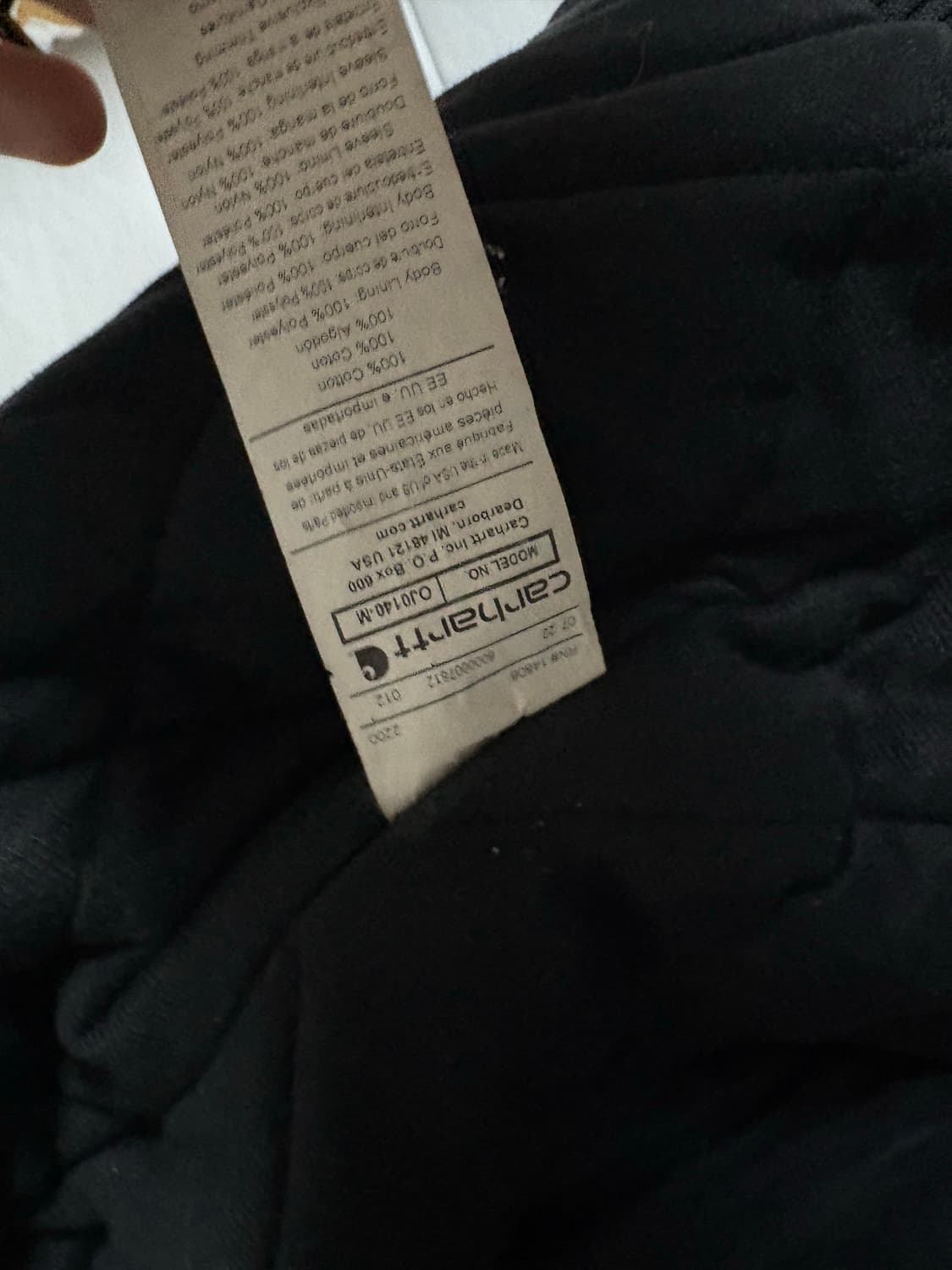 칼하트 엑티브 자켓 OJ0140 상품이미지3