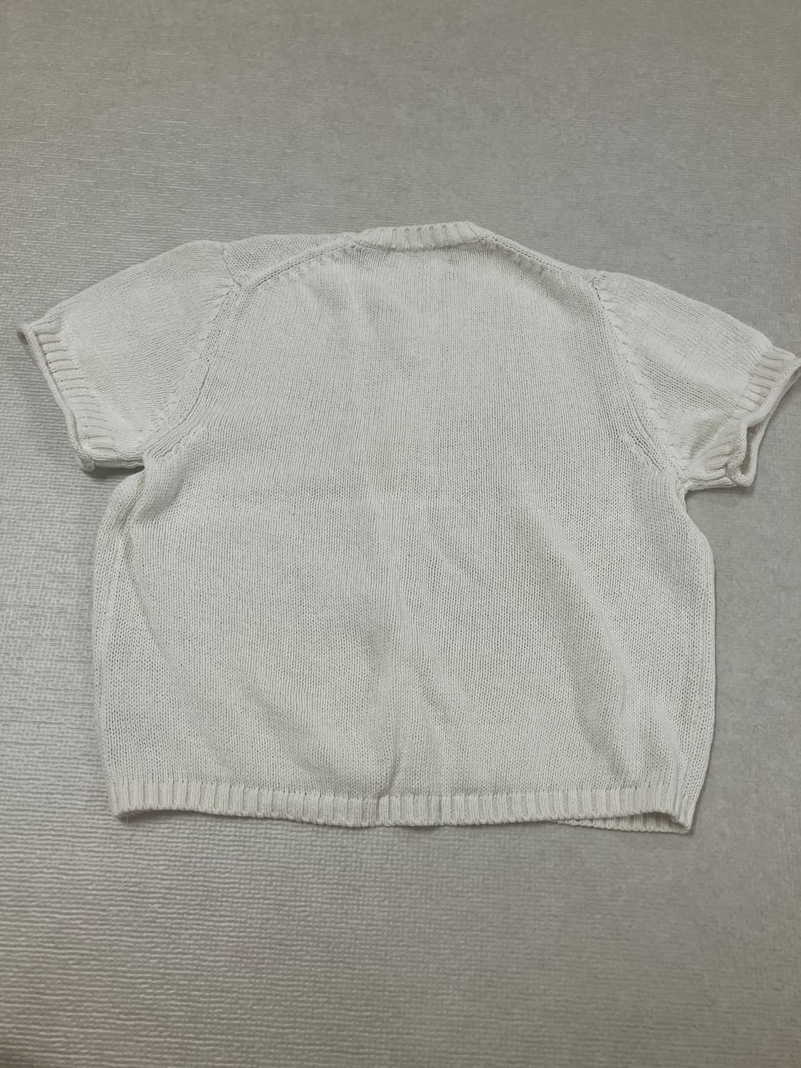 낫띵리튼 ivy cotton cardigan 하프 니트 가디건 상품이미지5
