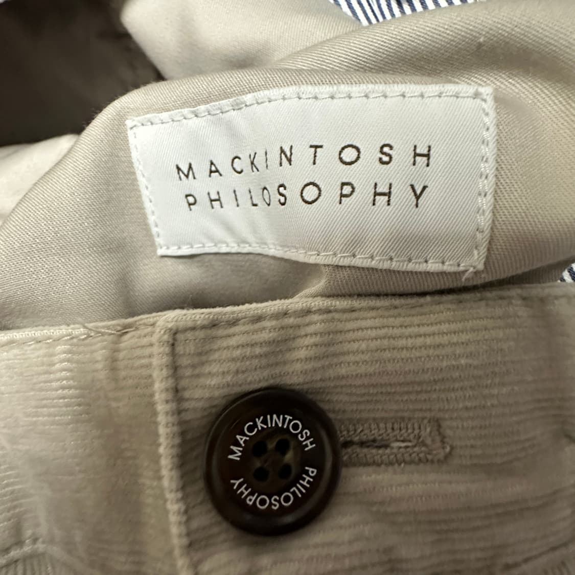 MACKINTOSH PHILOSOPHY corduroy widepants 상품이미지3
