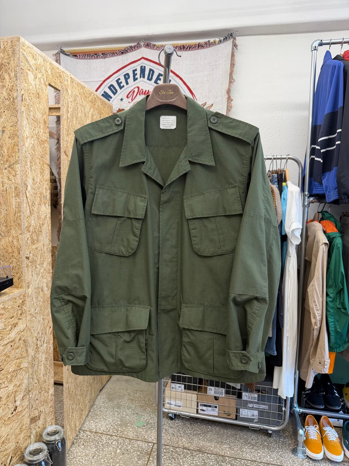 US ARMY 립스탑 퍼티그 자켓 상품이미지1