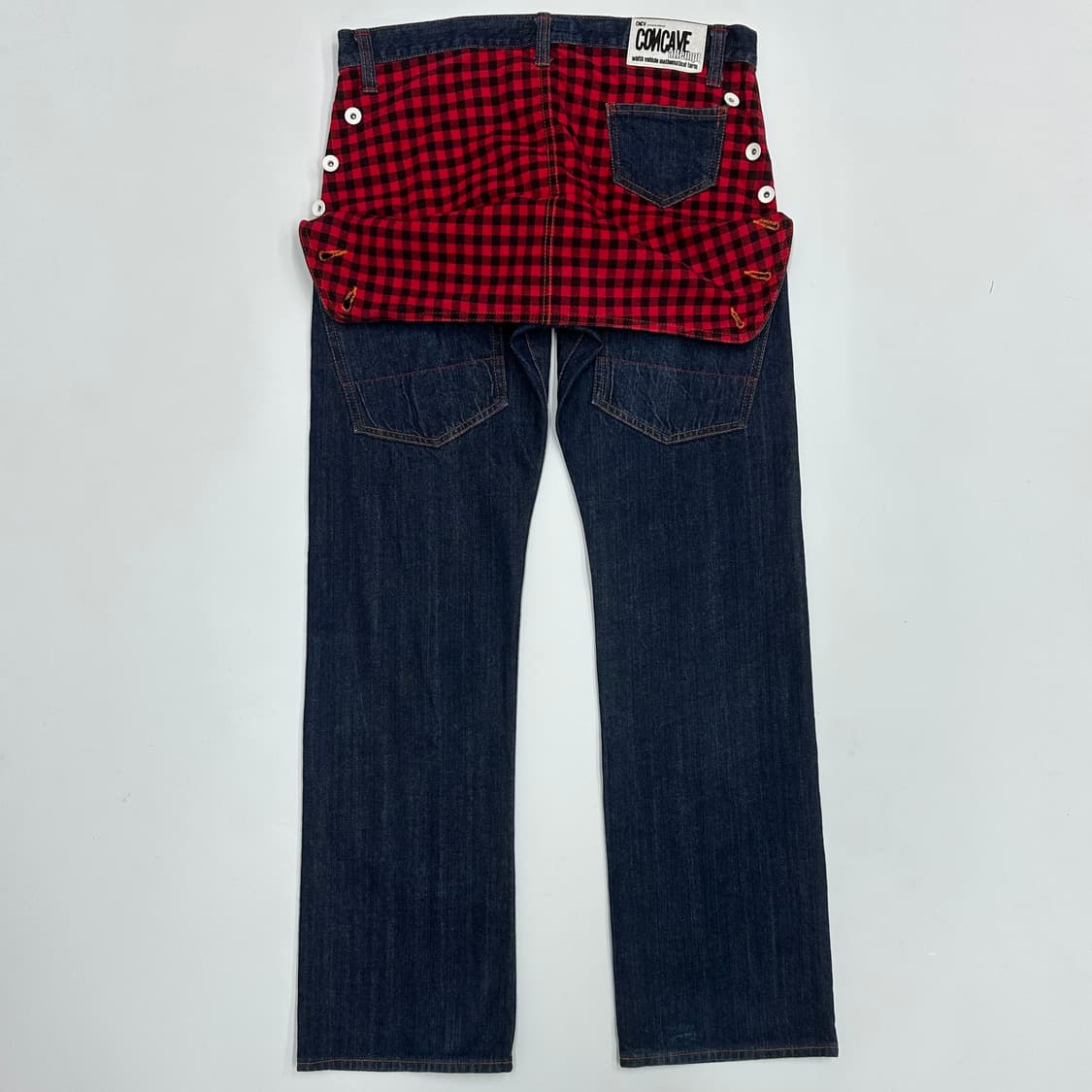 Red check  Flap jeans 상품이미지8